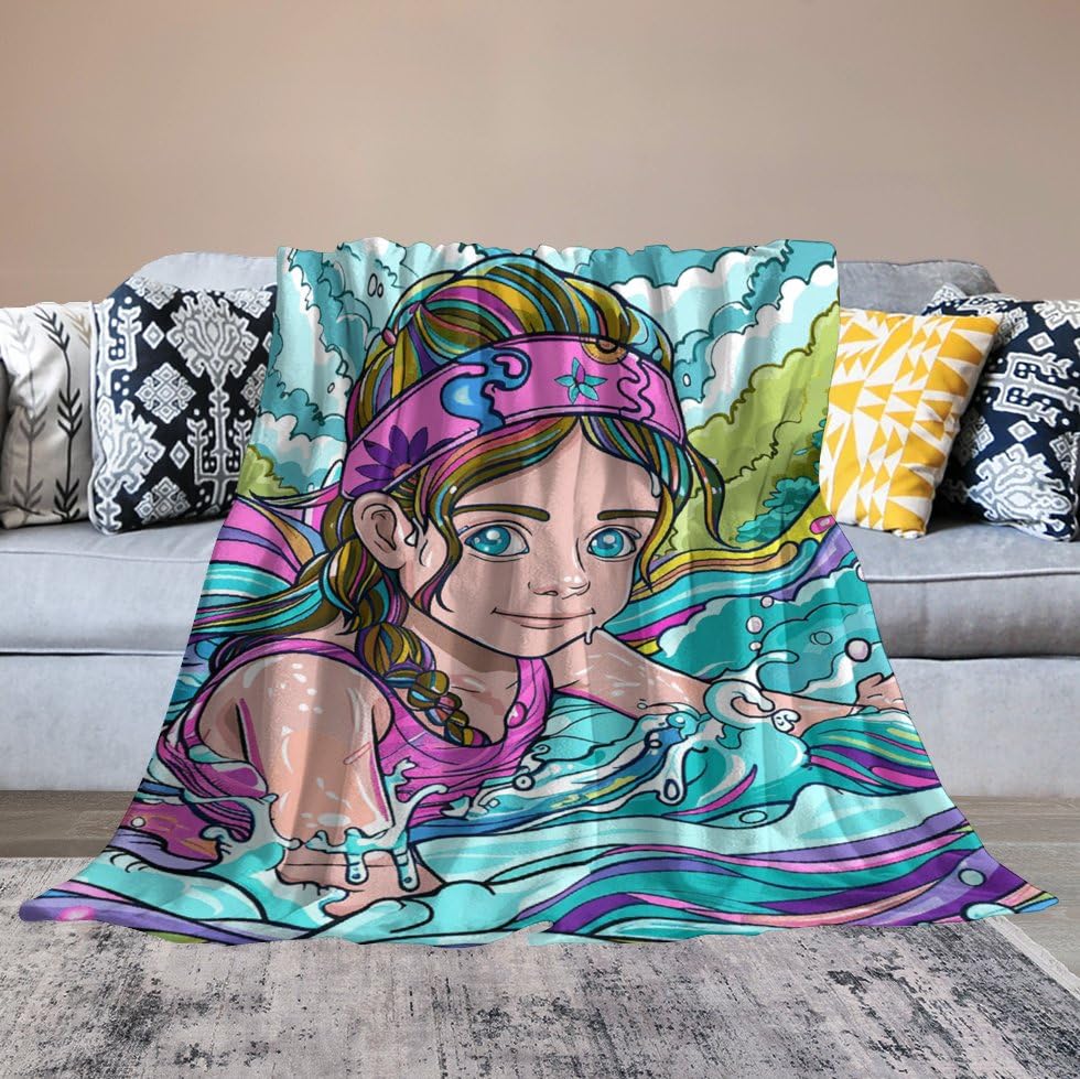 Couverture en micro polaire flanelle supérieure lit et salon toutes saisons