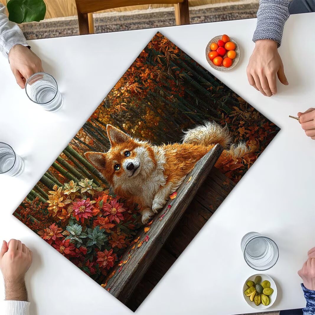 1500 sztuk puzzli dla dorosłych, jesienna układanka, prezenty dla kobiet