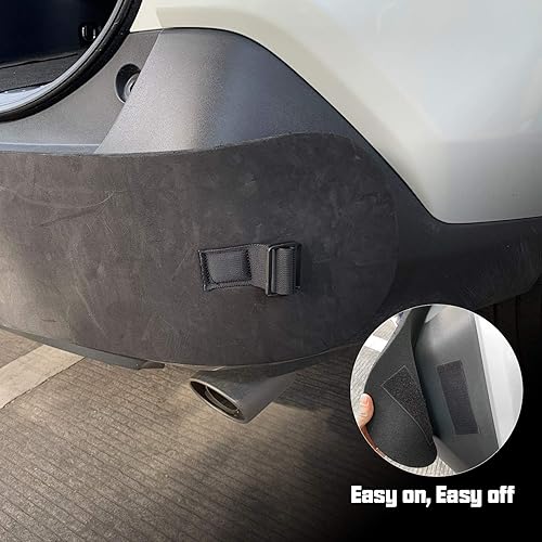 Miniatura 5 de Protección universal de parachoques, protector de parachoques trasero para coches, SUV, camiones, protector de parachoques trasero negro