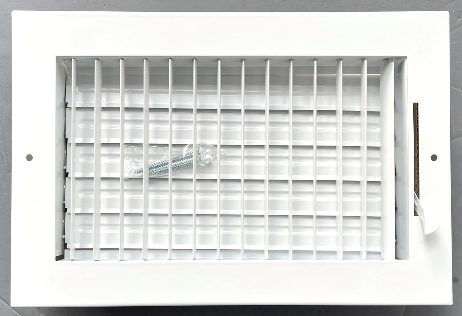 HBW 10" x 6" (Inside) Adjustable Blade Sidewall Ceiling Register Vent Cover Diffuser Heavy Duty Stamped Steel (Outside Dimension 11.9" x 8")