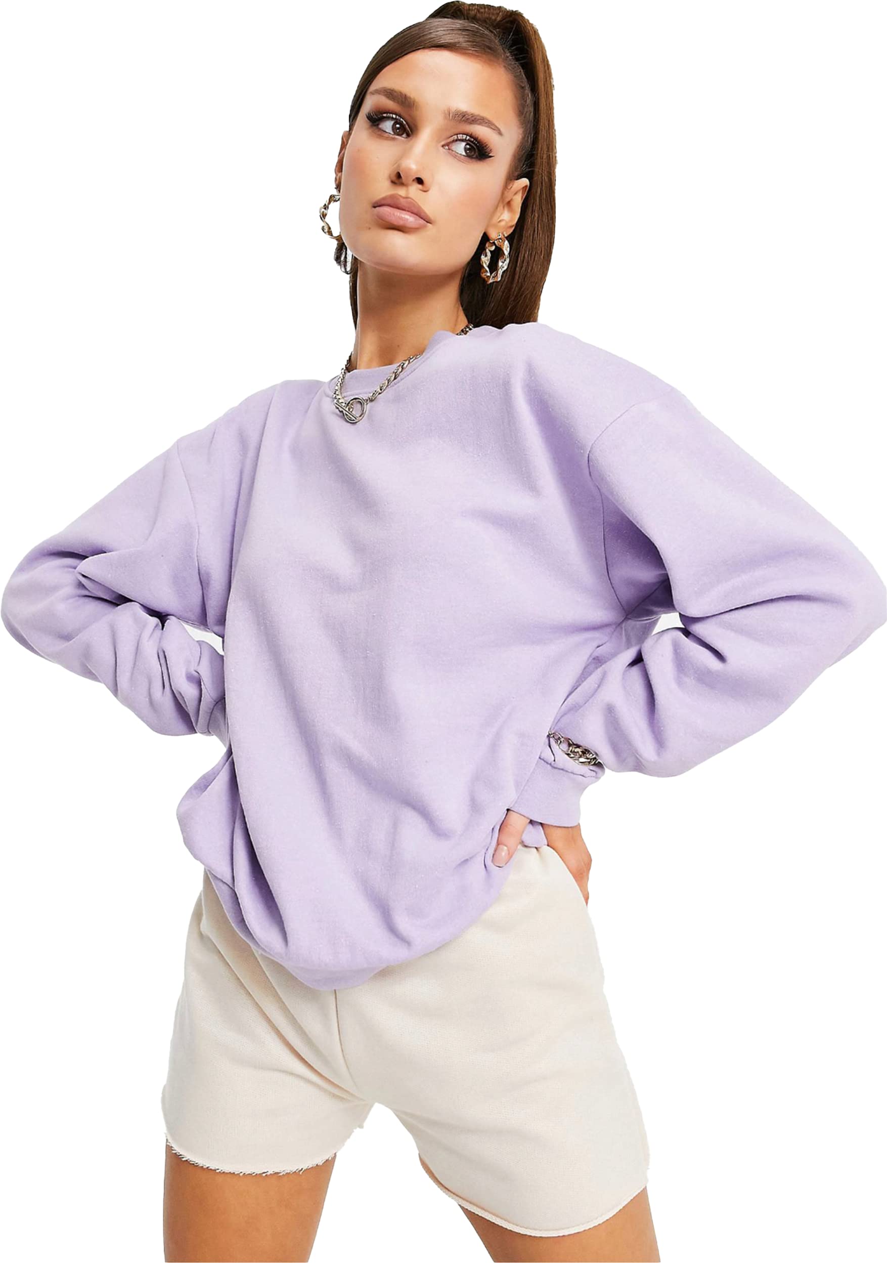be savage Women's Cotton Round Neck Sweatshirt-picture-47