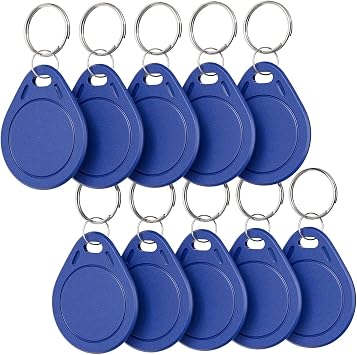 Classic 1K M1 Electronic Intelligent Lock ISO14443A 13.56mhz Ic Card ?Blue,10 pcs