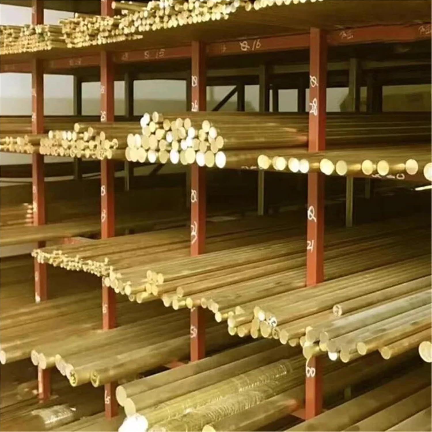 Brass Round Bar Rod 1mm - 100mm(22x250mm 1pc)