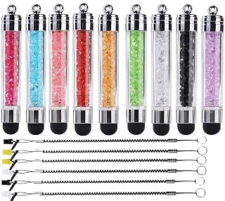 Stylus Touch Screen Cellphone Tablet 9 Pack Bling for iPhone 5 5S 5C 4 4S 3G 3GS 6s Plus 7S iPod Touch iPad 2 3 4 Air Sony Playstation PSP PS VITA Motorola Xoom, Samsung Galaxy Playbook