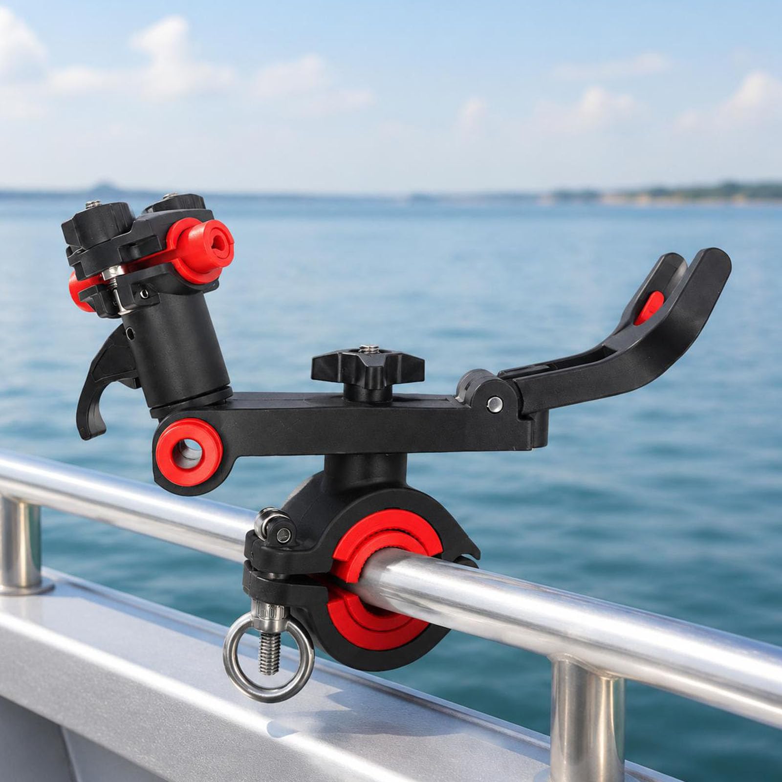 Soporte portátil para caña de pescar para pescadores de aguas