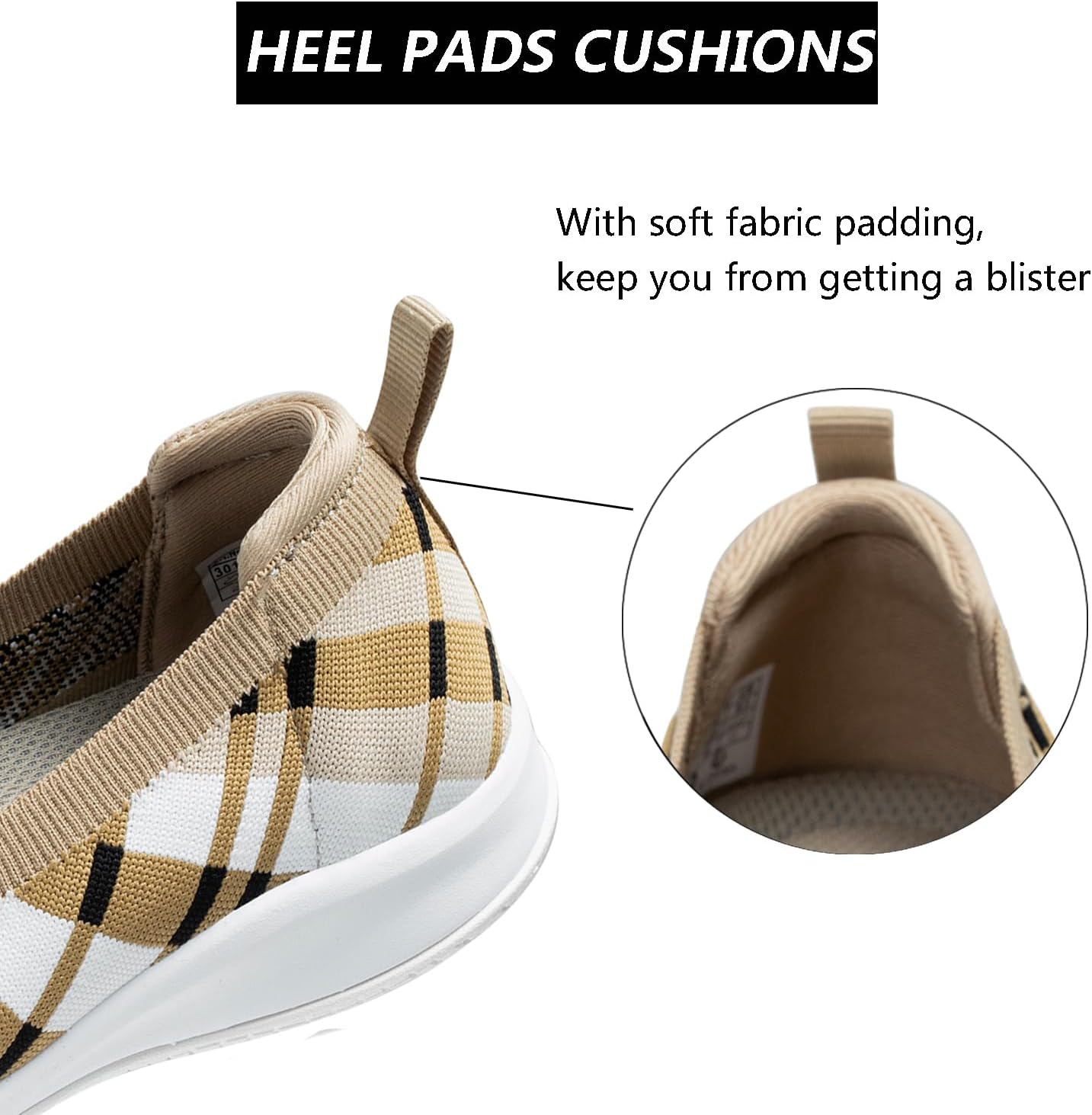 Women's Flats Slip On Go Walk Shoes for Women Comfortable Walking Sneakers Knit Low Wedge Dressy Ballet Shoes Zapatos para Mujer - Image 6