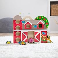 Vista 10 de Melissa & Doug GO Tots Wooden Barnyard Tumble with 4 Disks - FSC Certified