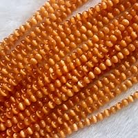 Vista 26 de Cuentas de Ojo de Gato Negro, Redondas de 6 mm, Piedras Preciosas Semipreciosas Sueltas para Fabricación de Joyas (63-66 piezas/cadena)