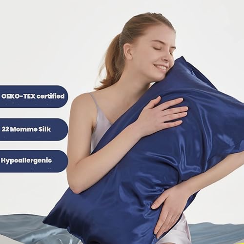 Miniatura 9 de Fundas de almohada de seda para cabello y cara, funda de almohada 100% seda para mujer, fundas de almohada de seda de morera natural de alta calidad