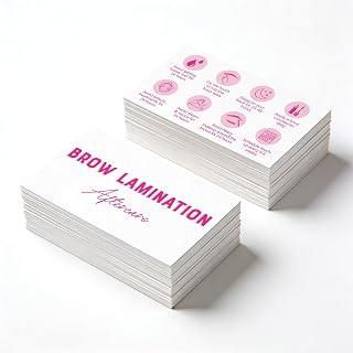 Brow Lamination Aftercare Cards 270-Pack