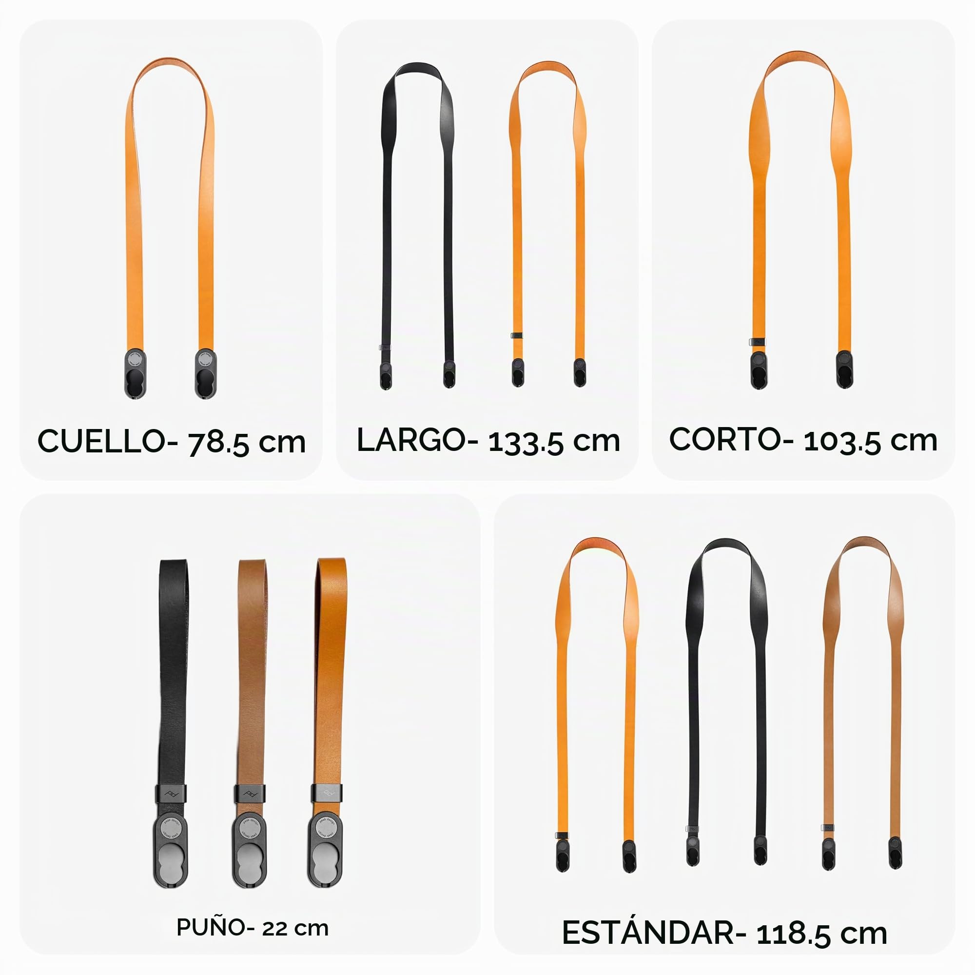 Peak Design Correa de muñeca de cuero para cámara, liberación rápida, capacidad de 200 libras, para cámaras réflex digitales, compactas y de apuntar y disparar