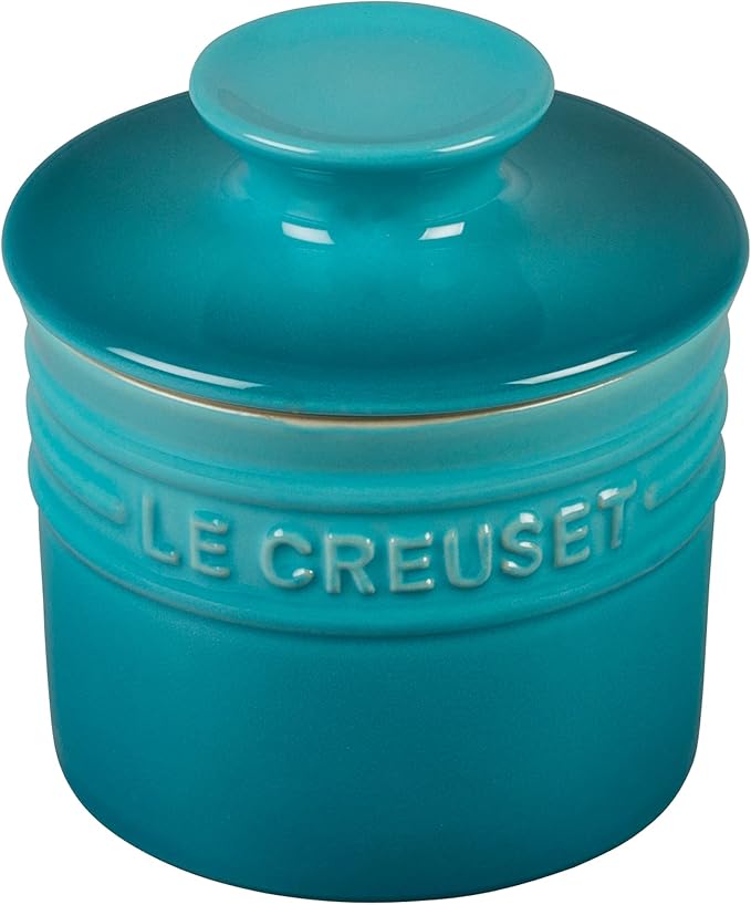 Le Creuset Stoneware Butter Crock, 6 oz., Caribbean