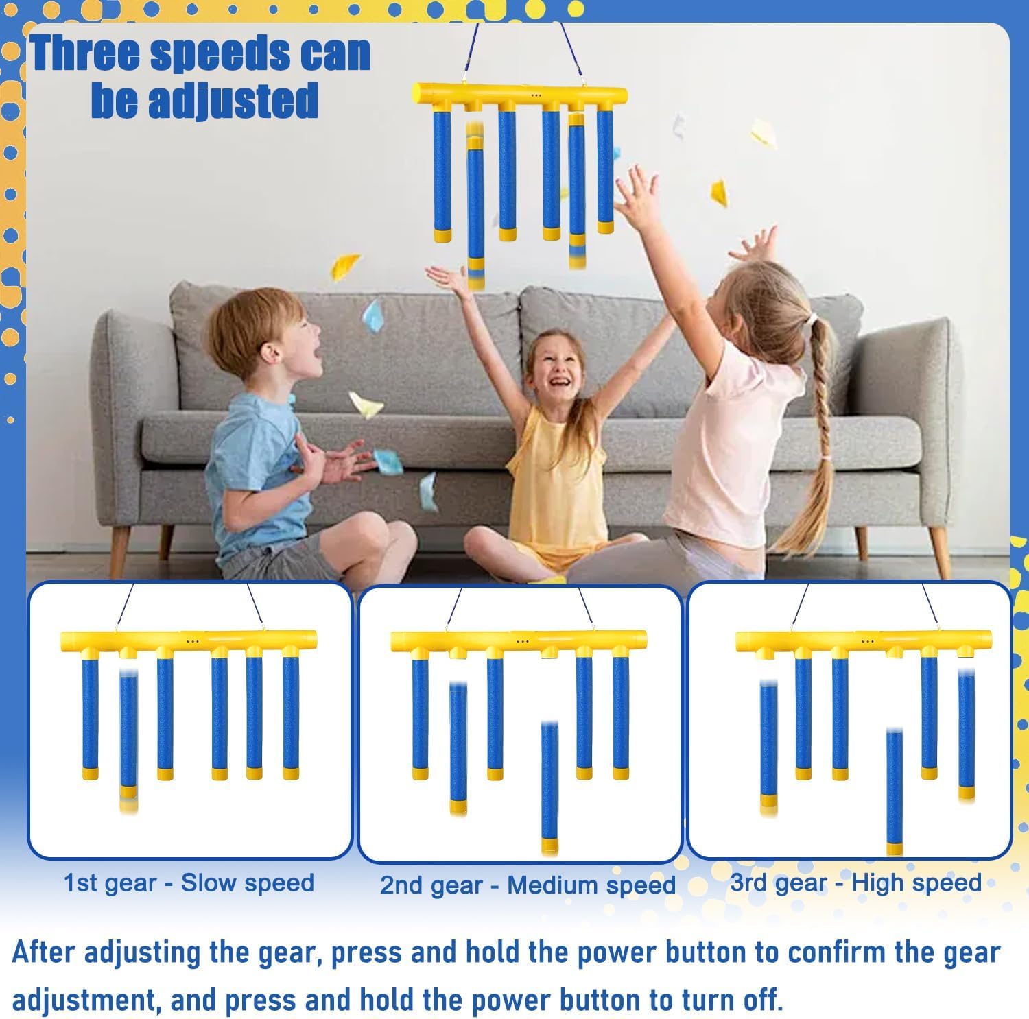 Catching Sticks Game, Divertenti Gioco Riflessi Bastoncini, Giochi di Cattura di Bastoni, 3 Falling Speeds Adjustable, Reaction Training Toy, Gioco di Reazione Catch Sticks, per Bambini Adulti (M2)