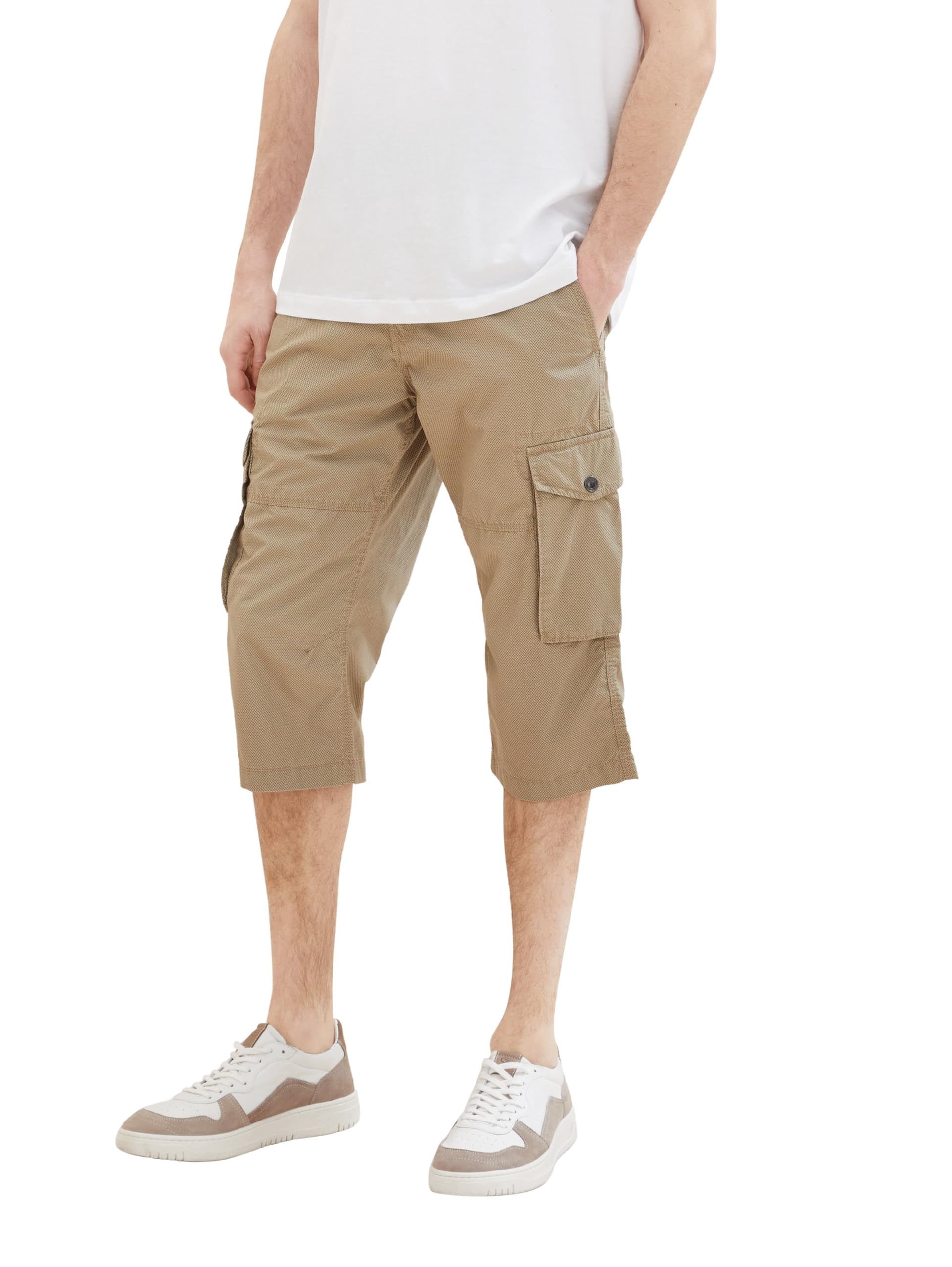 Tom Tailor Herren Relaxed Fit Overknee Cargo Shorts 1040225