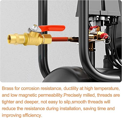 Miniatura 5 de GASHER 2 piezas de accesorios de tubería de latón, adaptador reductor, tubo hembra de 1 pulgada x tubo hembra de 1 pulgada