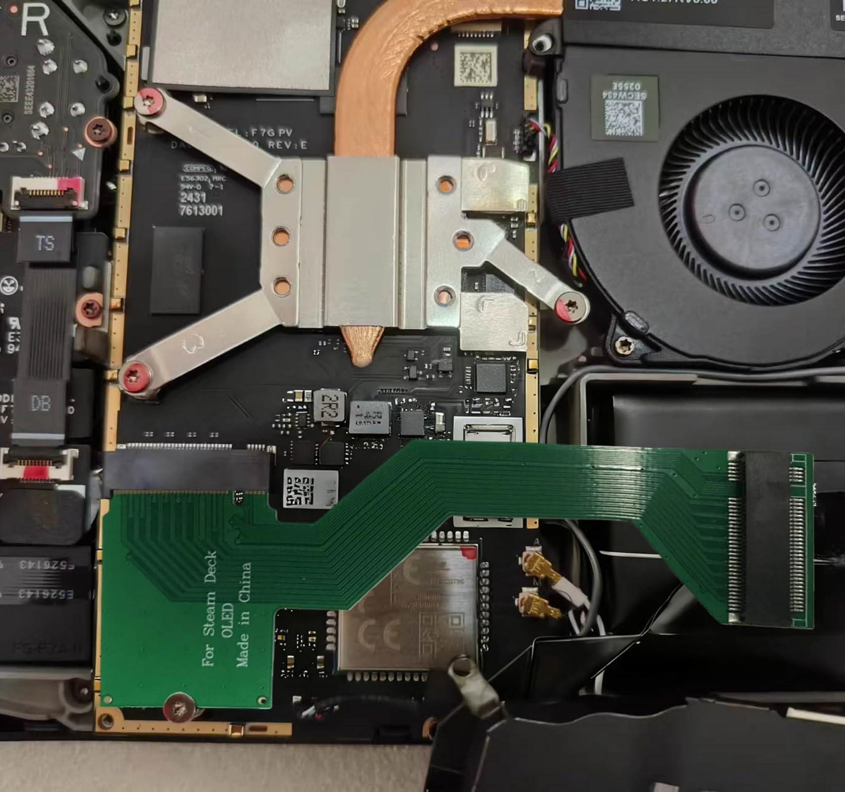 Do urządzeń przenośnych OLED Steam Deck M.2 NVMe PCIe 4.0 2280 Zamiennik 2230 SSD Adapter Converter Board, zmodyfikowana karta rozszerzeń konwertera SSD o rozmiarze 2230 do 2280 Rozszerz kartę pamięci