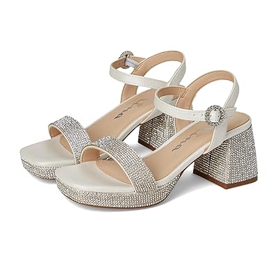 Nina Kids Marysol (Little Kid/Big Kid) Girls Shoes White Smooth/Stones