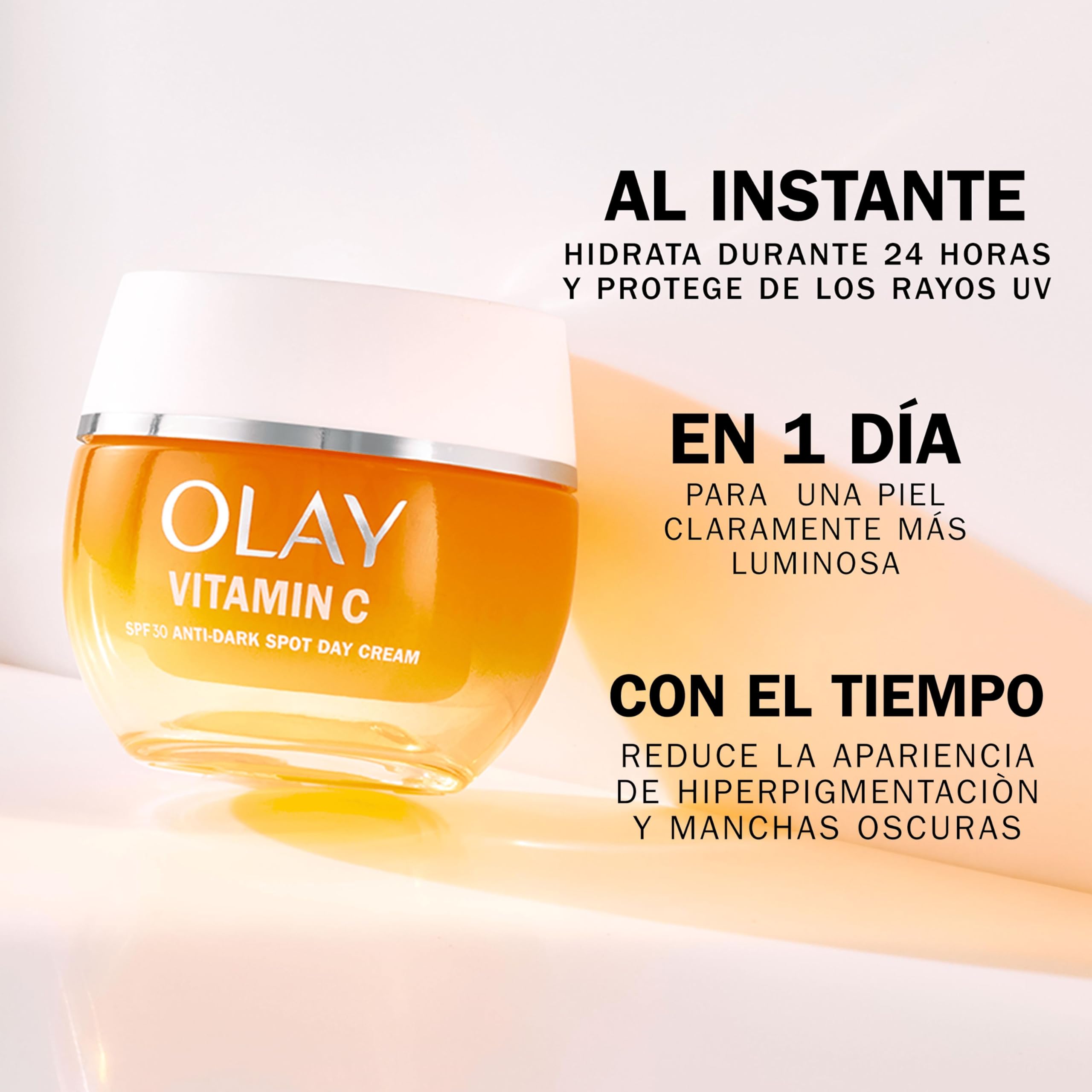 Olay Retinol24 Crema De Noche 50ML Y Olay Vitamin C + SPF30 Crema De Día 50ML. Pack De 2 Cremas. Piel Más Hidratada, Luminosa Y Radiante