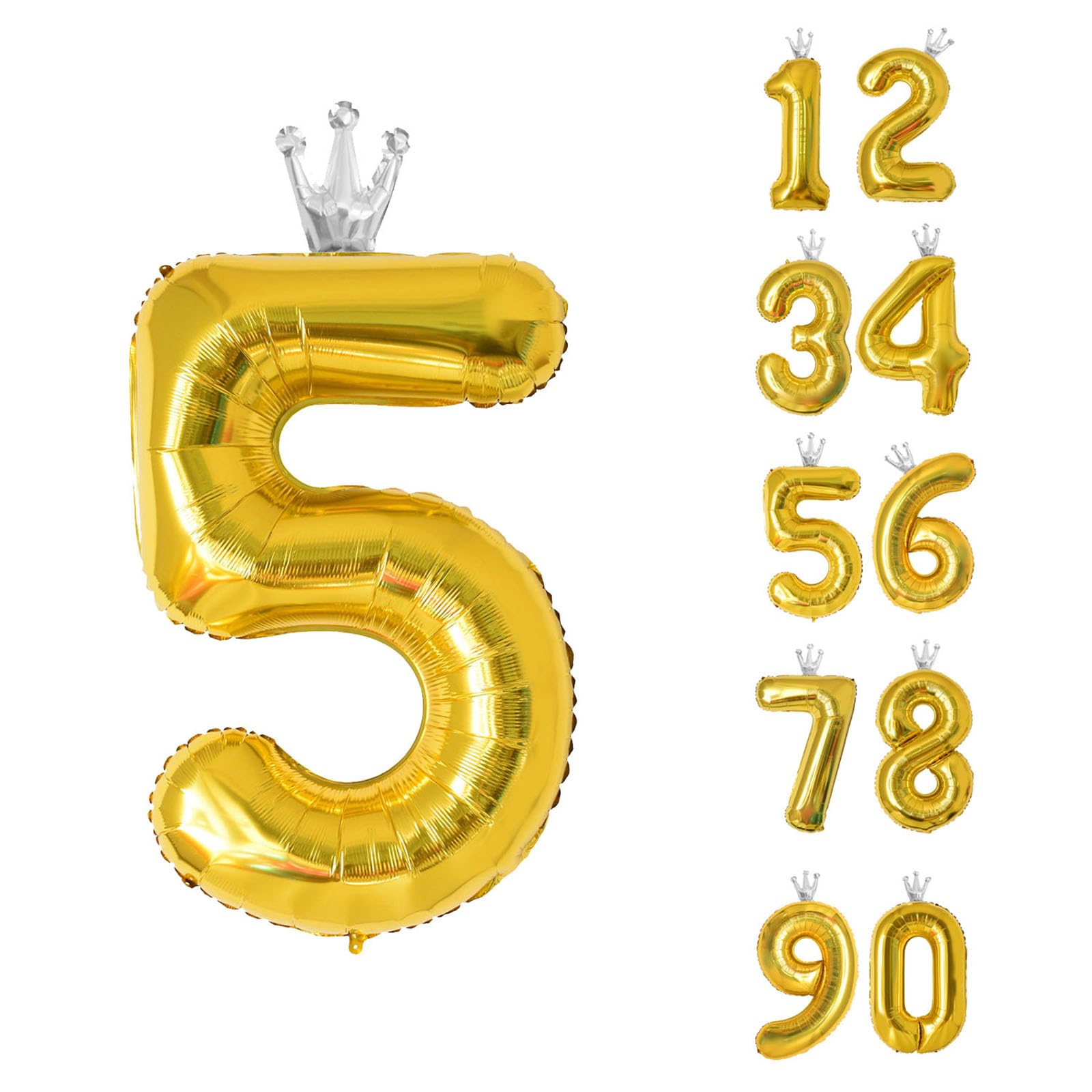 Chapeaux d'Anniversaire Gonflables Couronne Dorée Enfants Adultes Casquette Roi Jouet Décoration de Fête