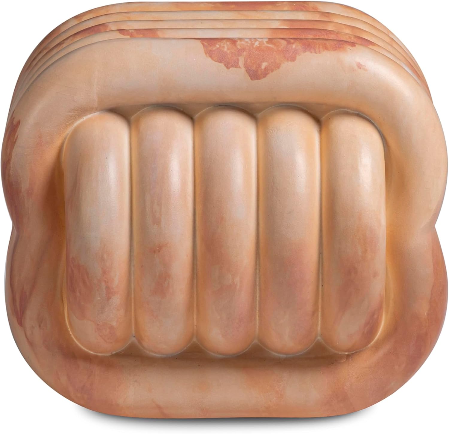 Tov Furniture Love Knot Faux Travertine Indoor/Outdoor Accent Stool