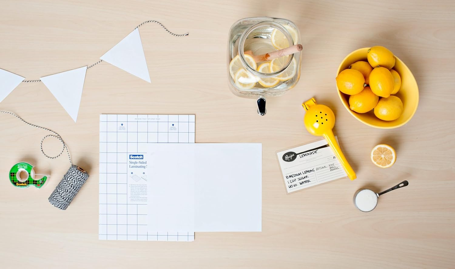 Scotch® Laminating Sheets, 9 in x 12 in, Letter Size Single Sided (Pack of 2)