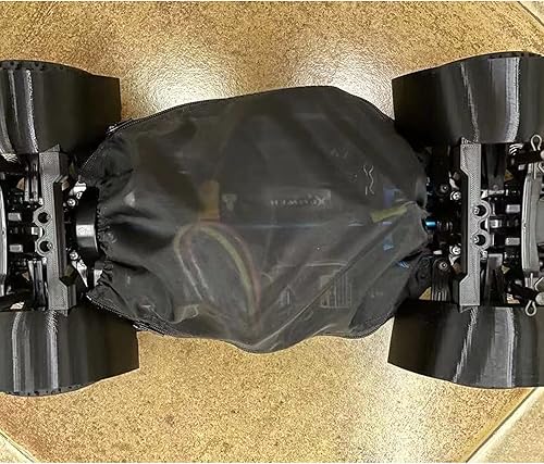 Miniatura 3 de LICHIFIT Funda antipolvo transpirable, funda impermeable, máscara de disipación de calor para Tamiya TT-02 RC modelo coche