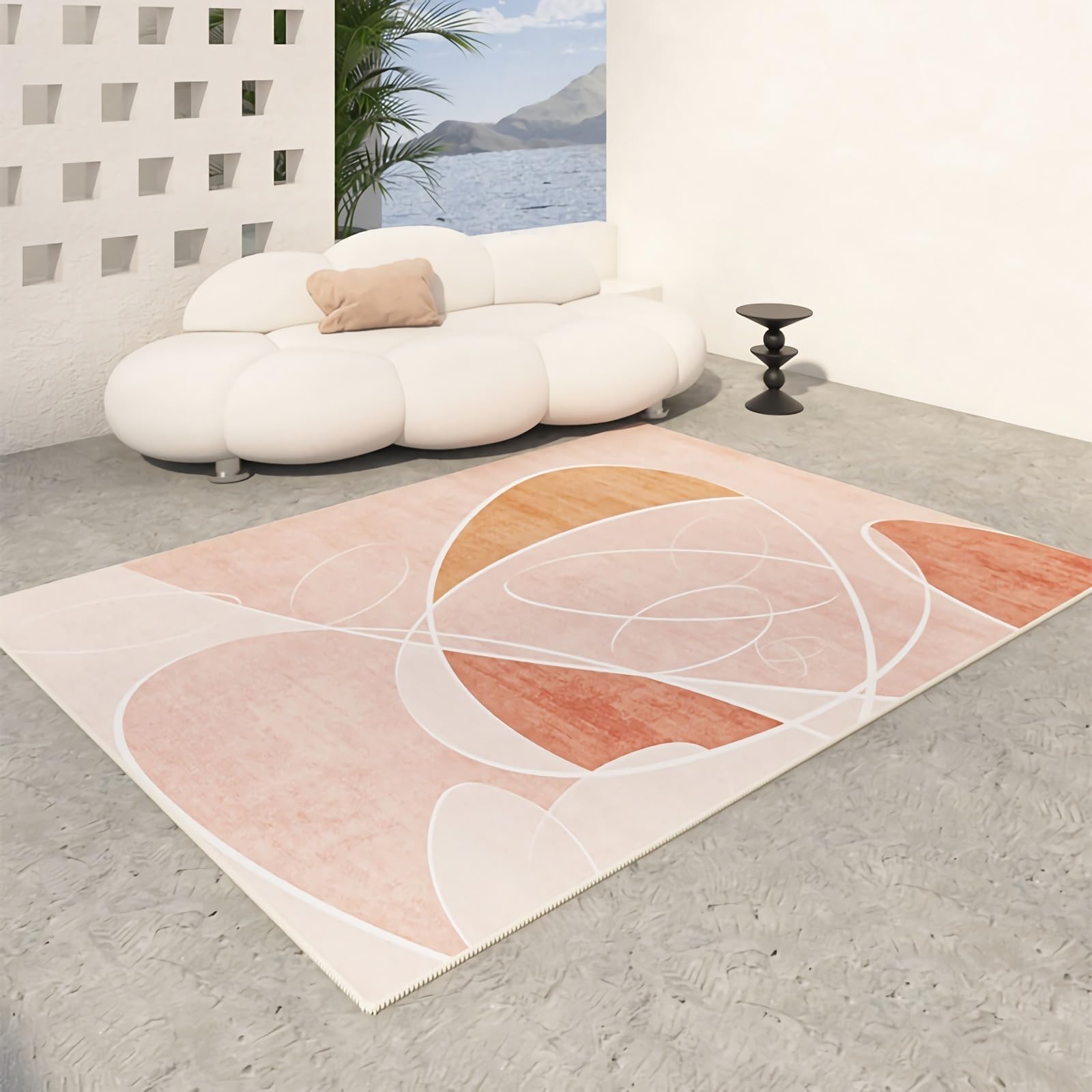 Tapis chambre fille ado au design graffiti pour espace chill branché