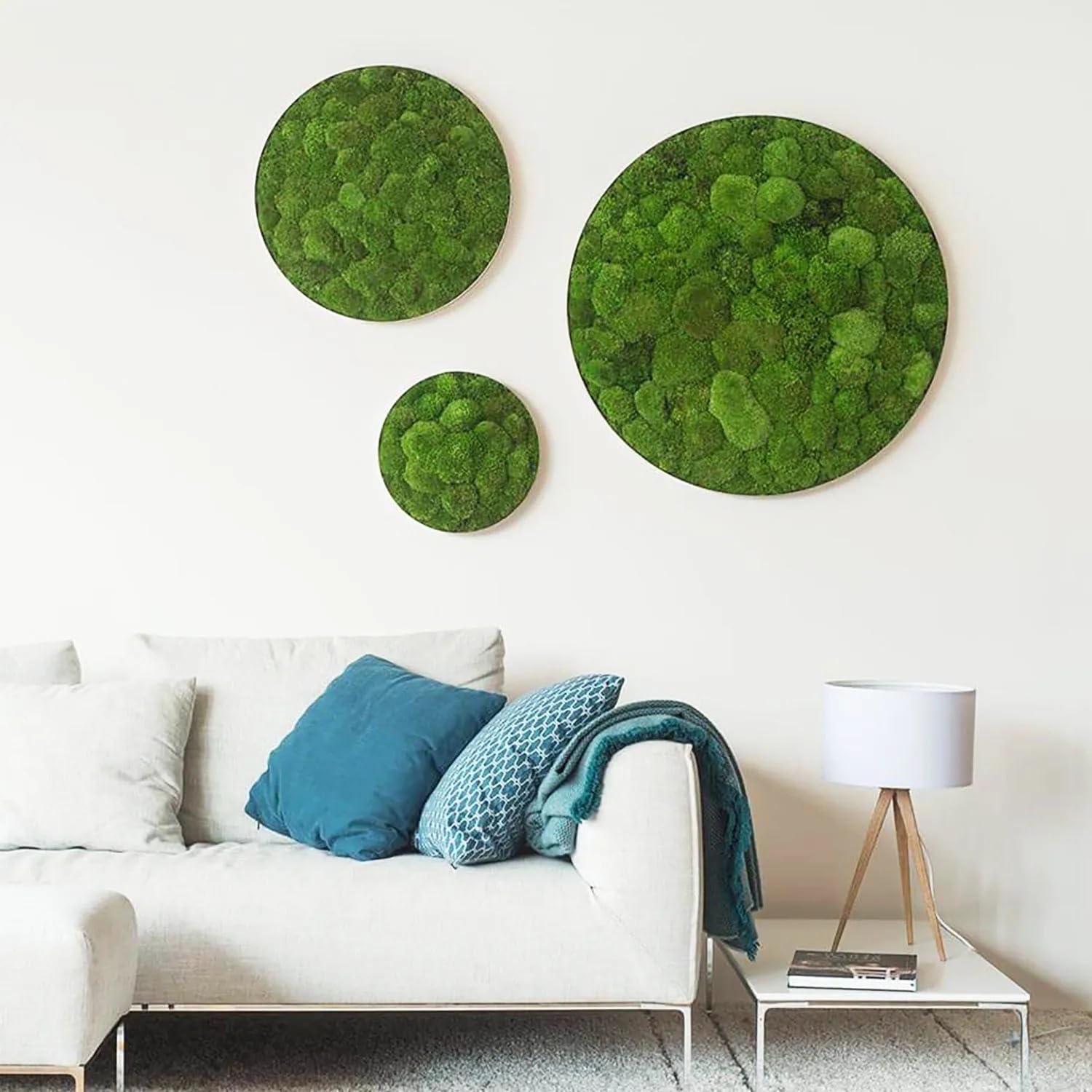 Hierba de Musgo de Vida eterna, Plantas Verdes Artificiales Artificiales, decoración for Sala de Estar, Mini Paisaje, Manualidades DIY, 100/200/500g