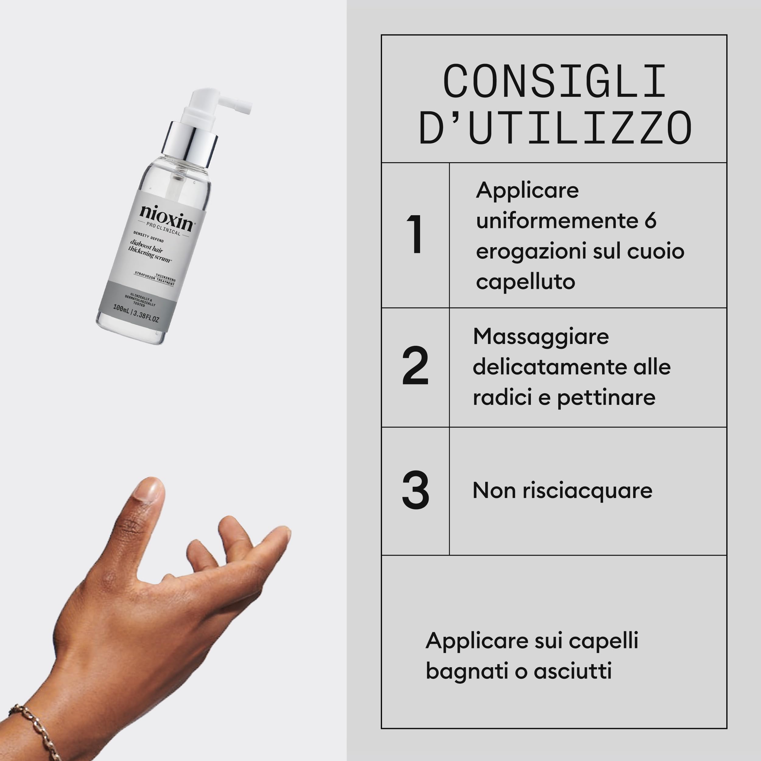 Nioxin Density Defend Diaboost Serum 100ml - wzmacniające serum do włosów przerzedzonych