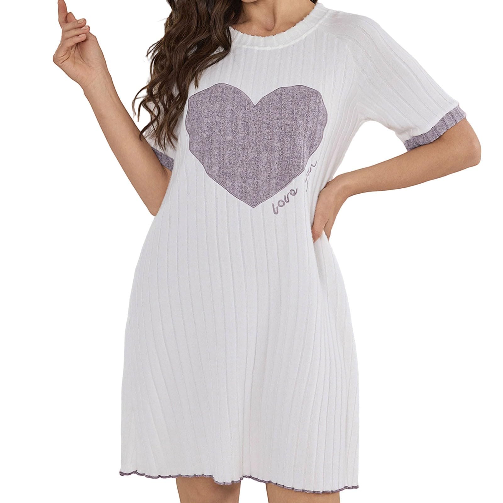 Ropa de Dormir acogedora de Temporada, Suave y Agradable para la Piel, con Camiseta de Manga Larga y Pantalones Cortos/Largos para Estar en casa.