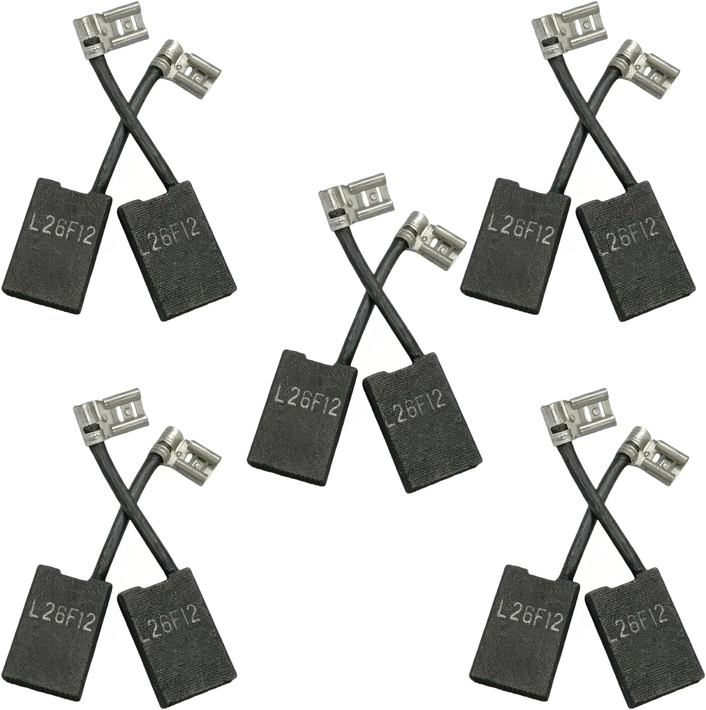L26F12 1005550-03 1005550-02 Carbon Brush Replace for DeWalt D25899K D25981 D25980 D25960 D25941K D25902K D25901K D25899K D25700K (4PCS)