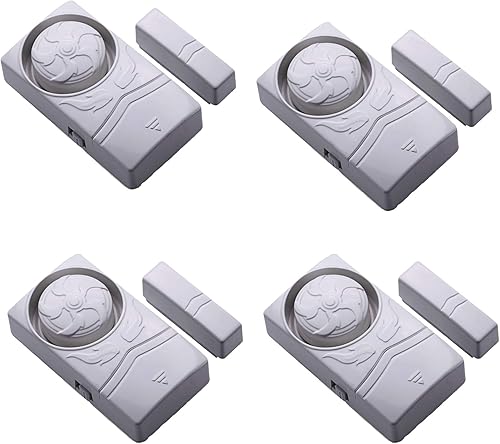 Alarma antirrobo inalámbrica de seguridad para el hogar, alarma magnética para ventana de puerta, súper fuerte de 110 dB, alarma de puerta de