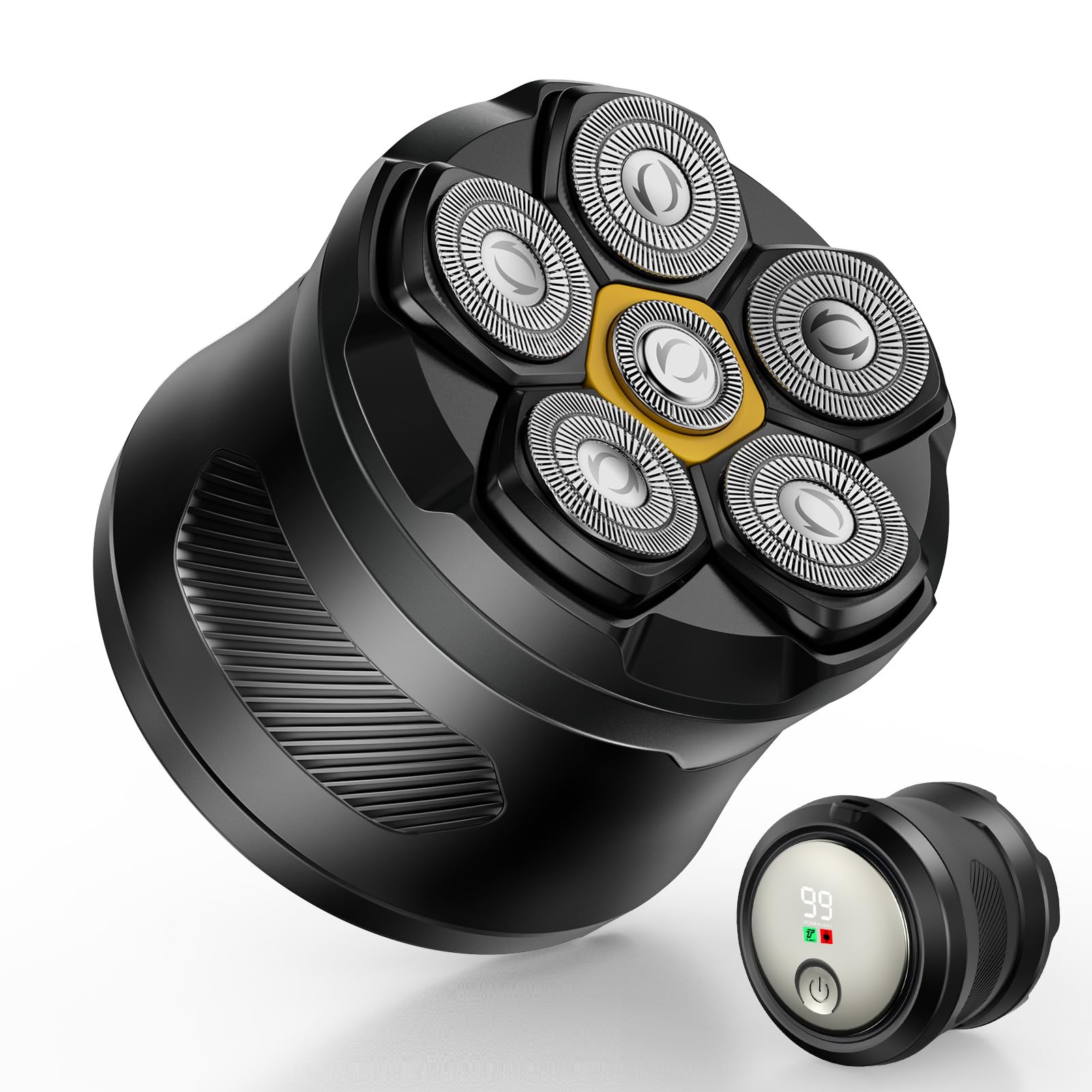 Head Shavers for Men, 2025 Upgraded 6D Magnetic Head Shaver, Waterproof Wet/Dry Head Shavers for Bald Men, 2-Speed Mens Head Shaver Bald, Rechargeable Men's Skull Shaver