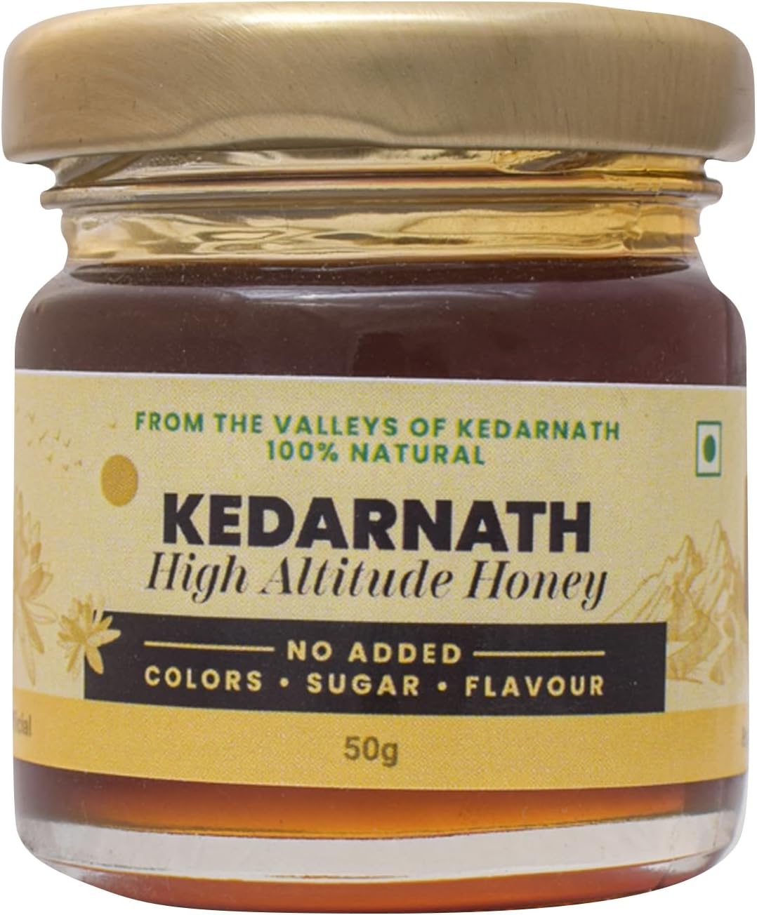 Shiva Organic Kedarnath Honey (1.76 Ounces (50g)- High Altitude Himalayan Pure Honey