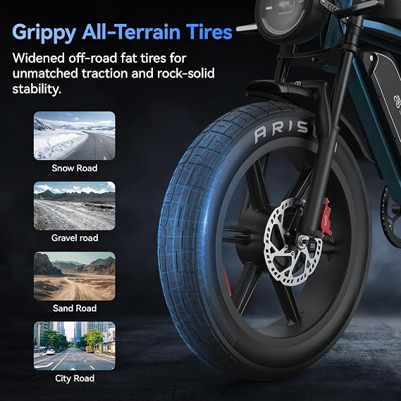 Electric Bike 20 Electric Bike for Adults with 2000W Dual Motor with Unlockable Rage Mode, 48V 34Ah Removable Dual Batteries E Dirt Bike, 31MPH 120 Miles Long Range,Commute Offroad ebike UL Certified