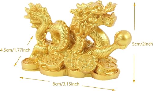 Miniatura 2 de Bwinka Estatua y figuras del dragón del Feng Shui y esculturas y coleccionables para la suerte y el éxito