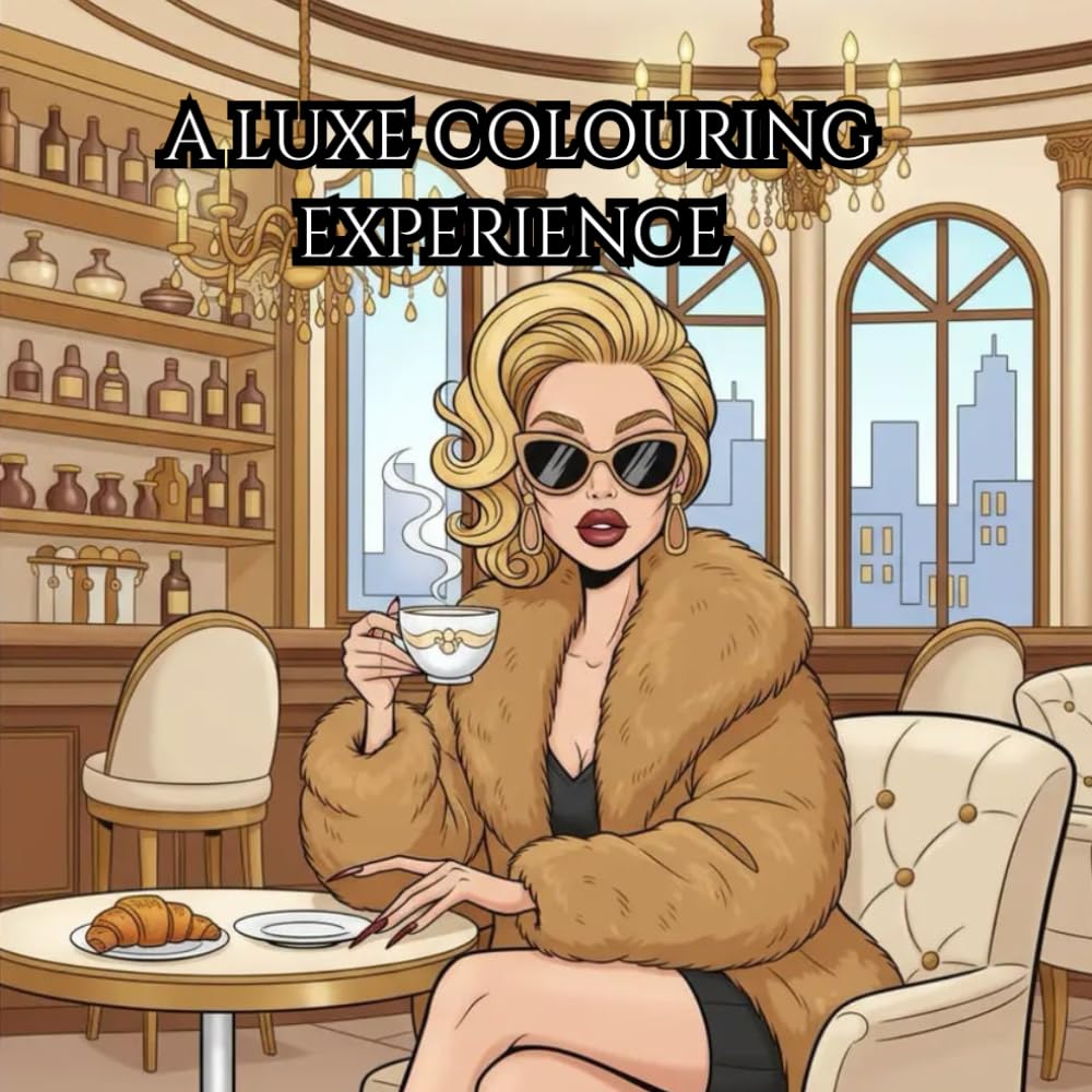 A luxe colouring experience: Relax and colour