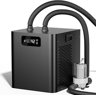 Ice Bath Chiller for Cold Plunge Tubs, 1/3 HP Upgraded Cold Plunge Chiller with External Filter & Pump, Energy-Efficient Cooling for Cold Therapy Recovery, Home & Outdoor Recovery