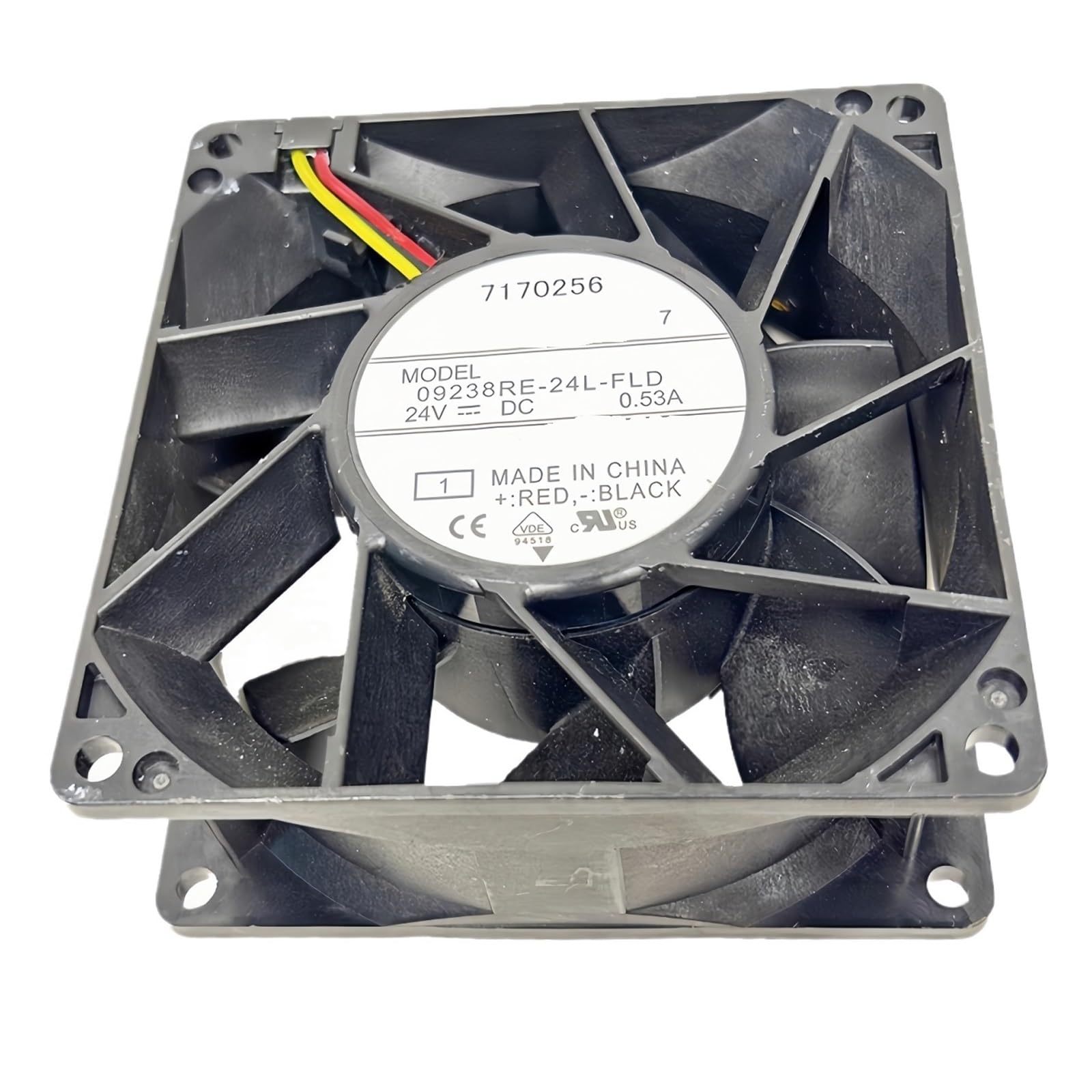 PEQYUACTE 09238RE-24L-FLD 92x92x38mm 24V 0.53A Cooling Fan 9CM Fan