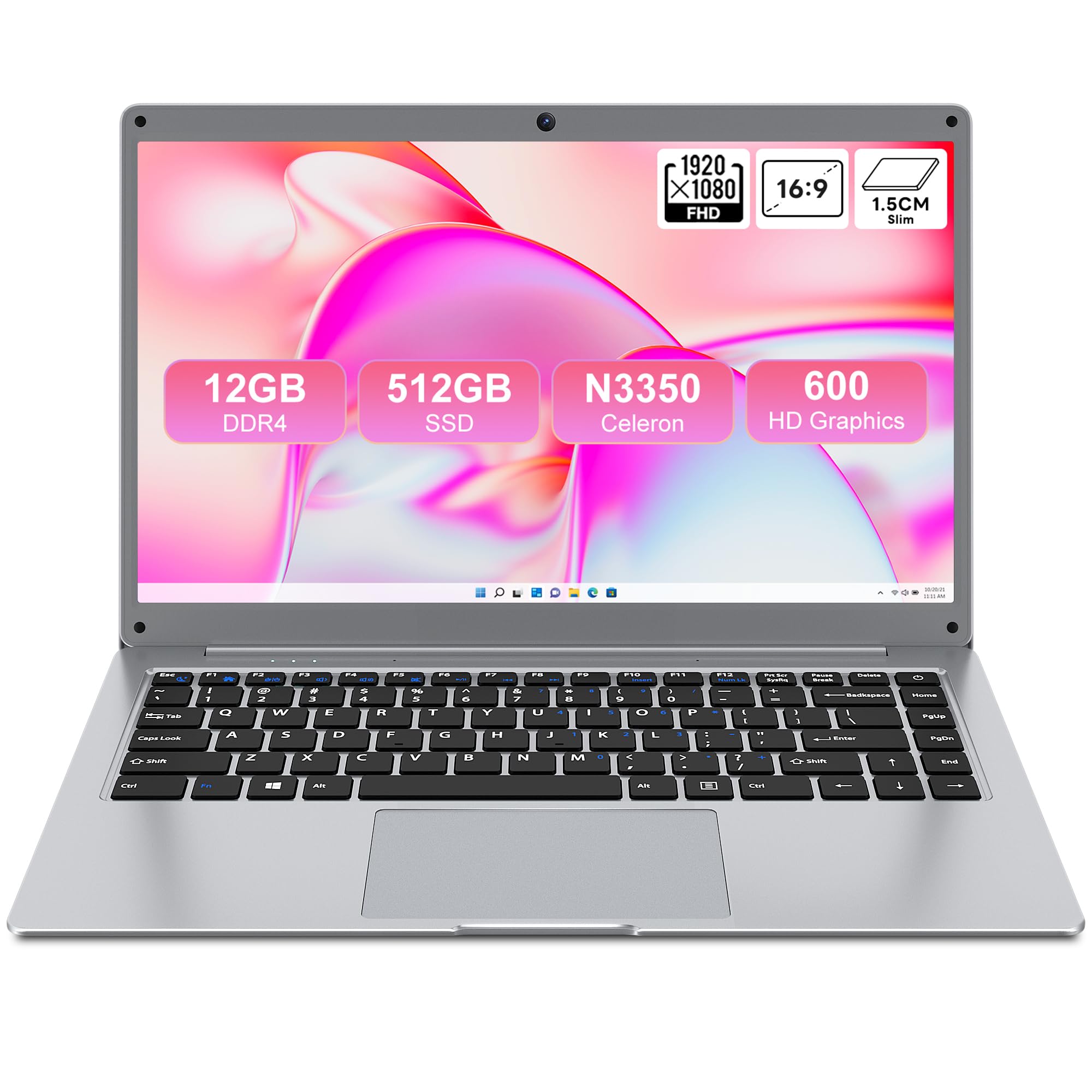 Snapklik.com : Jumper Laptop Computer 14 Inch, 12GB RAM 512GB Storage ...