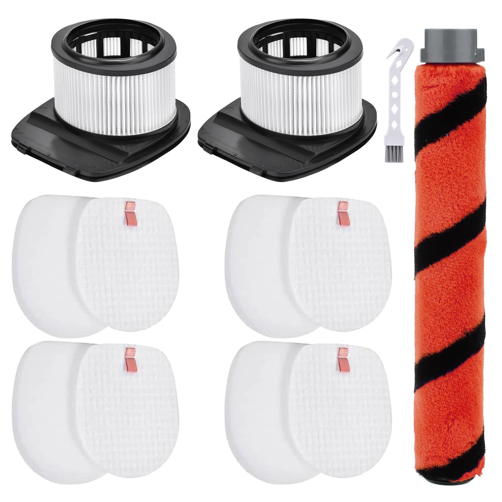 Leadaybetter Rollenbürstenfilter Ersatz für Shark IZ201UK IZ201UKT IZ201UKTSB IZ201 IZ251UK IZ251UKT IZ251 Akku-Staubsauger