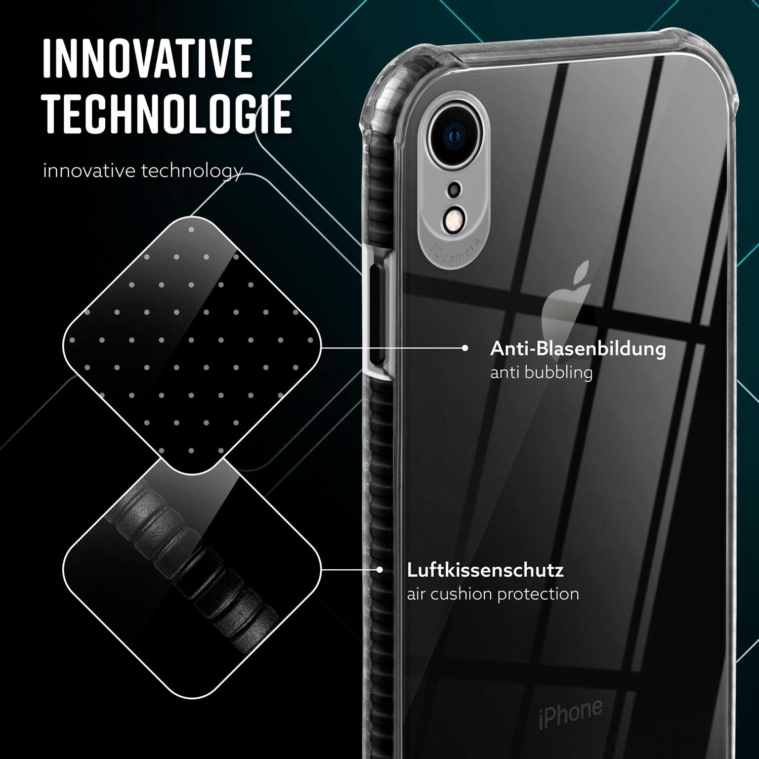 ONEFLOW Custodia morbida per Samsung Galaxy S8 in silicone con protezione per fotocamera, custodia in silicone con maggiore protezione per display, cover posteriore protettiva, custodia morbida per