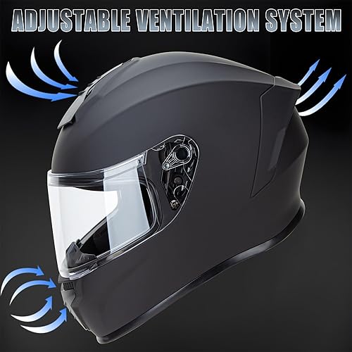 Miniatura 6 de Cartman Casco de motocicleta aprobado por DOT, casco integral