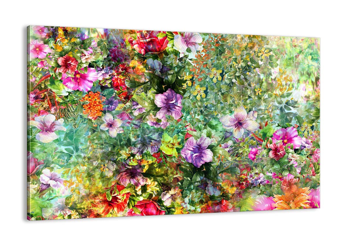 ARTTOR Wall Art Decoration flower summer nature Canvas Print 120x80cm Canvas Picture Framed Living Room Bedroom Kitchen Printed Modern Artwork Large XXL Home Decor Photo Gallery AA120x80-3842