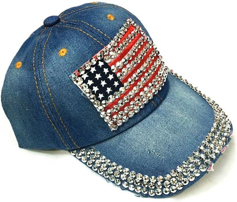 Gorra vintage de algodón ajustable para mujer