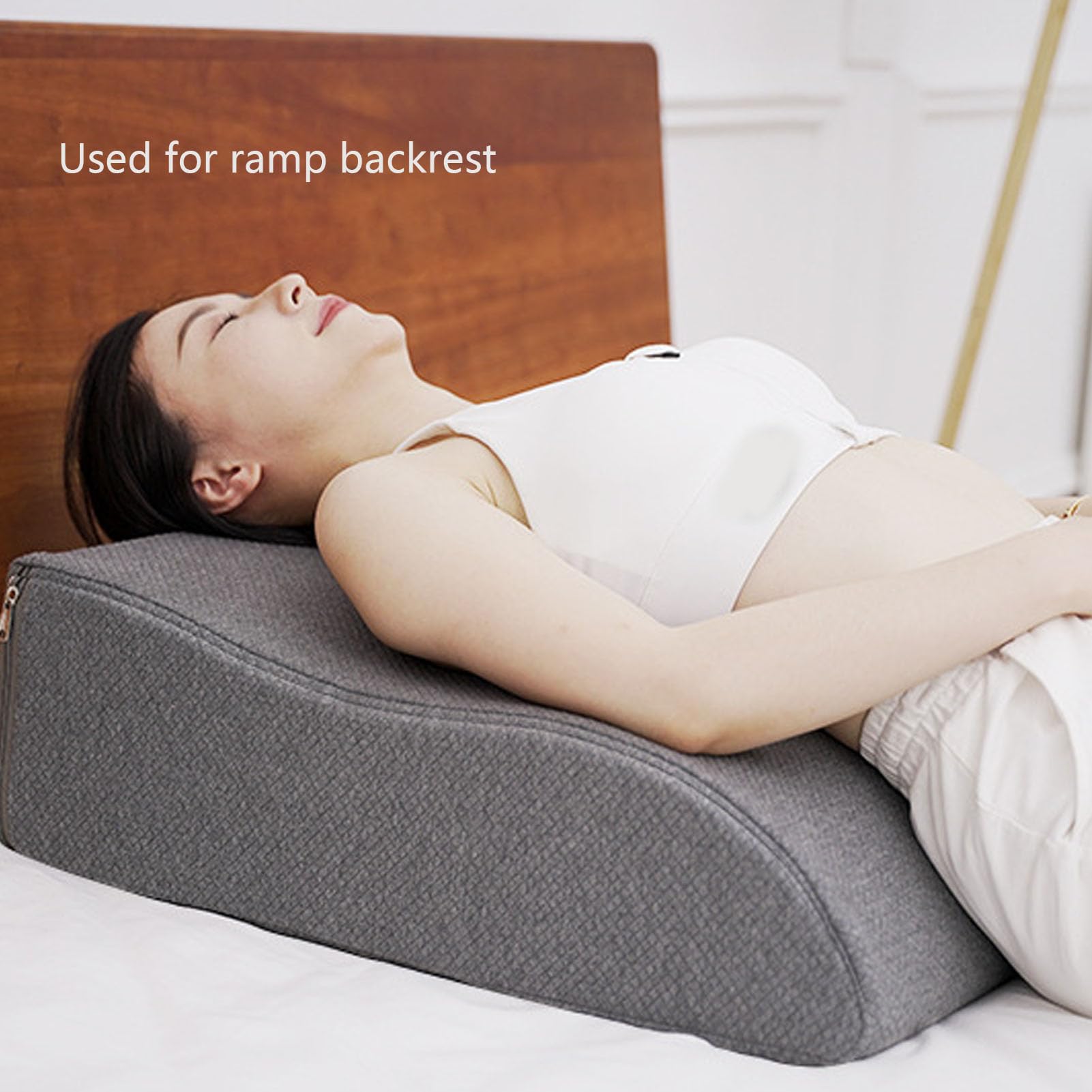 Leg Pillow, Memory Foam Leg Wedge Pillow for Elderly Pregnant Women, Detachable and Washable, Leg Support and Pillow for Leg Knee Back Relief