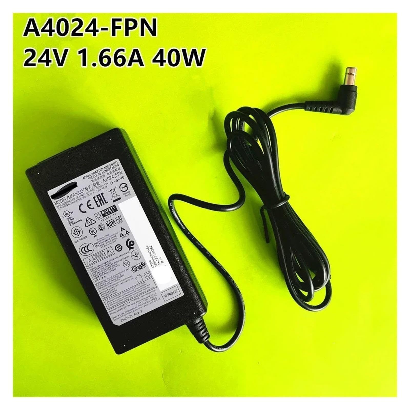 Adattatore CA/CC TV Line A4024-FPN HW-H450 Q60T HW-K550 HW-H750 HW-M450 Alimentatore 14 V 1,66 A 40 W Sound Bar Altoparlante Cavo Di Montaggio
