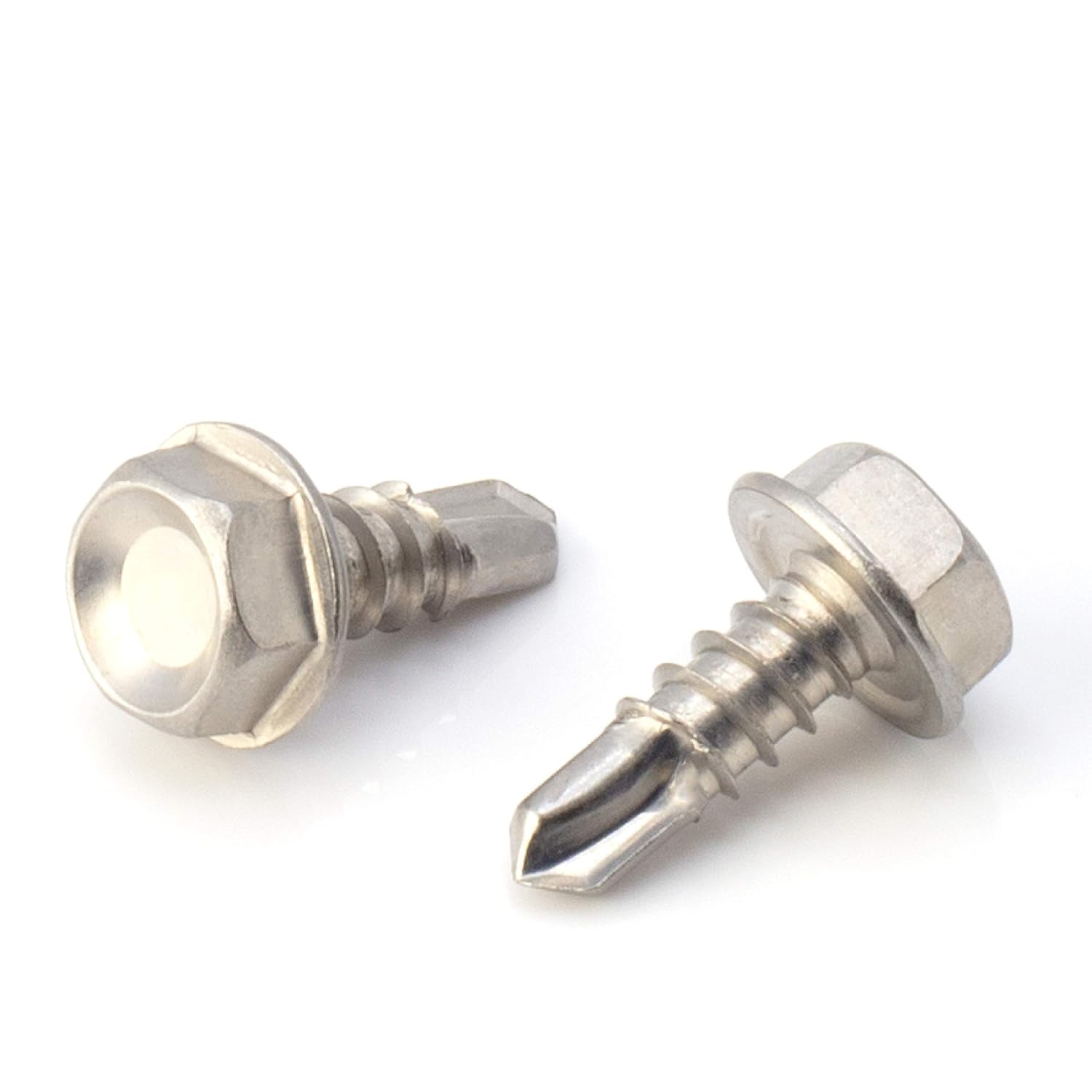 #10 Size, 1/2" Length (13mm), Self Tapping Screw, Self Drilling Screw