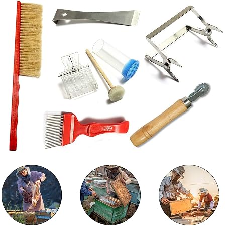Produktbild von Imker Starter Set Imker Zubehör,Imkereibedarf Zubehör,Imker Set,Imkerbedarf, 30 Teiliges Bienenzucht Starter Set,J Haken, Rahmengriff, Imkerei Werkzeuge Und Zubehör, Für Imkereibedarf, Starterset Pellets Smoker