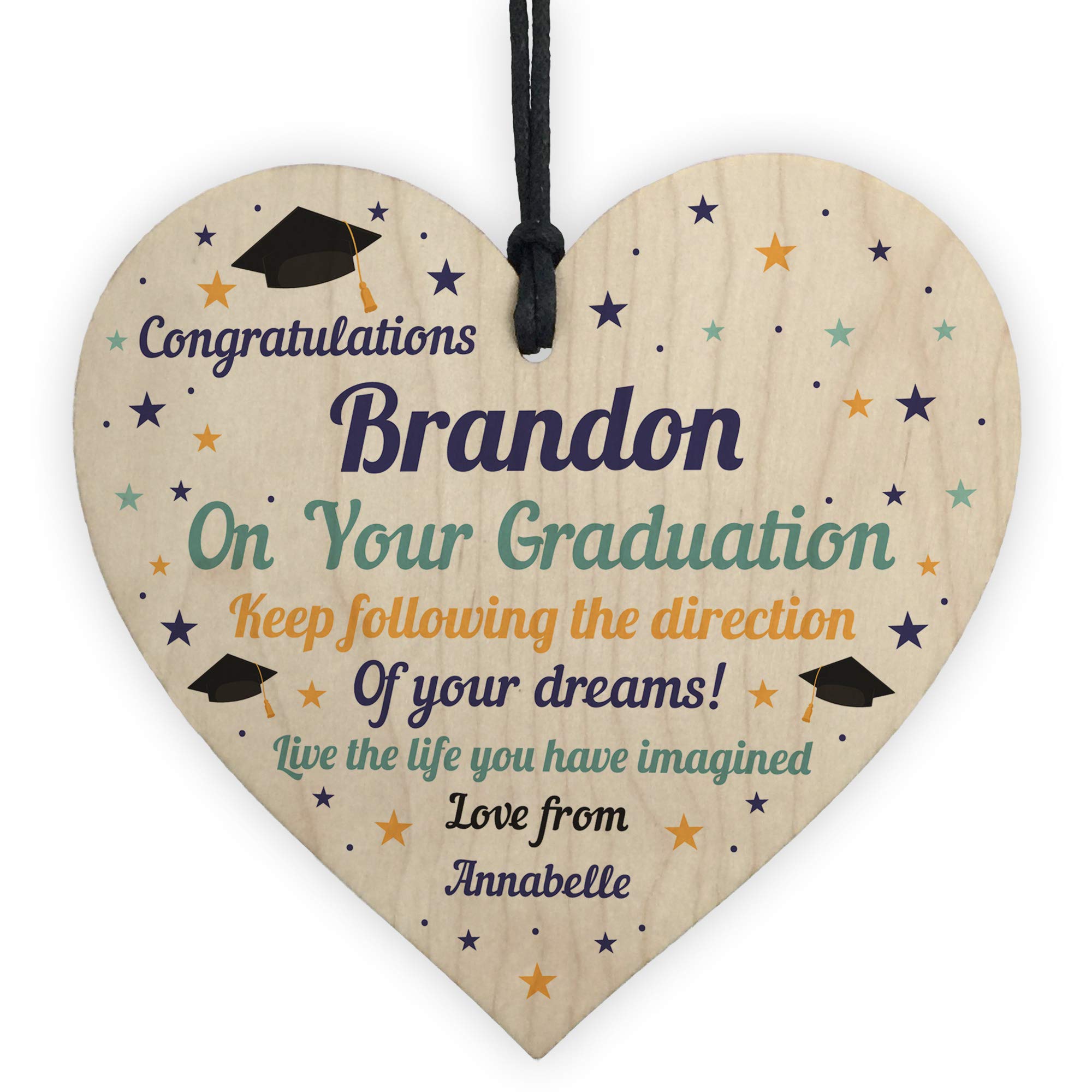 Red Ocean Graduation Gift For Him Personalised Graduation Gift For Her Daughter Son Uni Gift